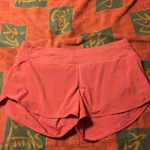 Lululemon speed shorts